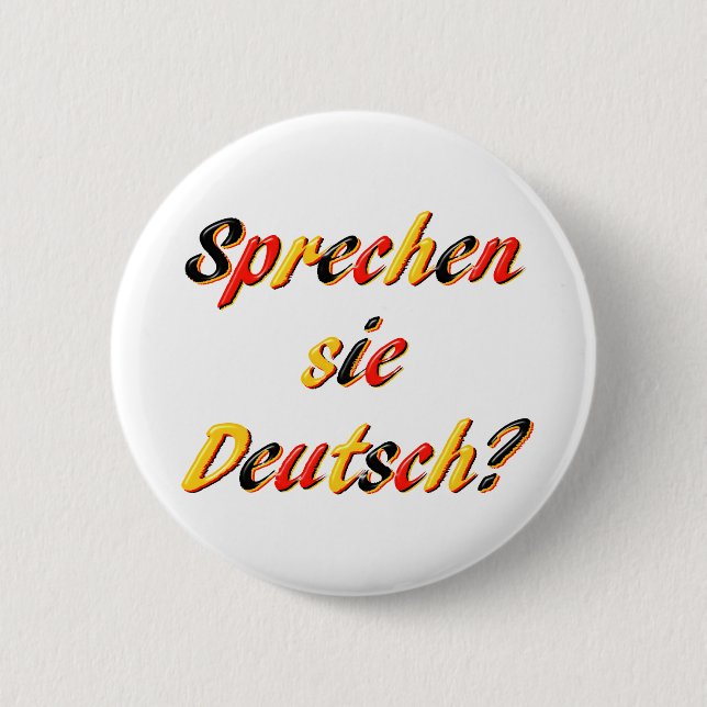 Sprechen Sie? Button (Vorderseite)