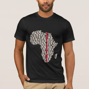 Sprechen Sie herauf Afrika T-Shirt