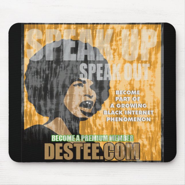 Sprechen Sie herauf Mousepad (Vorne)