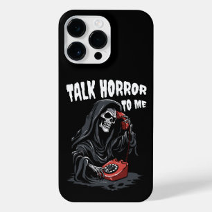 SPRECHEN SIE HORROR MIT MIR GRIM SENSENMANN ROTES iPhone 14 PRO MAX HÜLLE