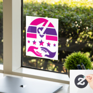 Sprechen Sie Ihren Geist Fensteraufkleber
