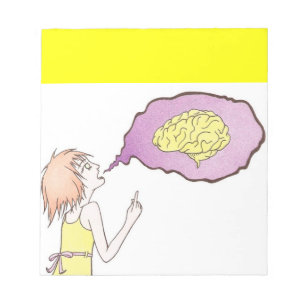 Sprechen Sie Ihren Sinnesnotizblock Notizblock