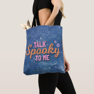 Sprechen Sie mit Blue und White Halloween