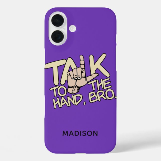 Sprechen Sie mit dem individuelle Name Case-Mate iPhone Hülle (Rückseite)