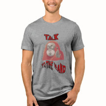 Sprechen Sie mit dem männlichen T - Shirt