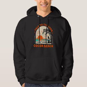 Sprechen Sie mit dem Sandstrand Cocoa Beach Florid Hoodie