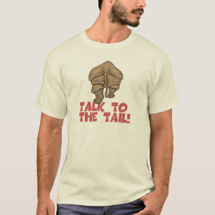 Sprechen Sie mit dem Schwanz Rhino T-Shirt