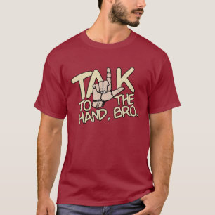 Sprechen Sie mit dem Shirt Hand - wählen Sie Stil,