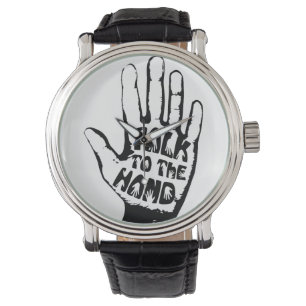 Sprechen Sie mit der Hand Armbanduhr