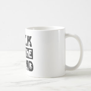 Sprechen Sie mit der Hand Kaffeetasse