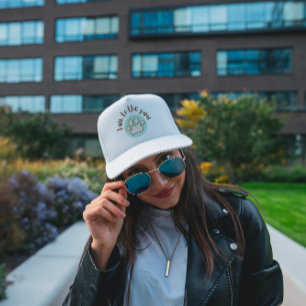 Sprechen Sie mit der Pfote illustriert minimalisti Truckerkappe