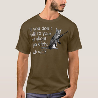 Sprechen Sie mit Ihrer Katze über den Spaß an der  T-Shirt