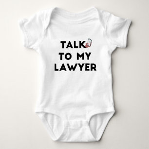 Sprechen Sie mit meinem Anwalt Baby Strampler