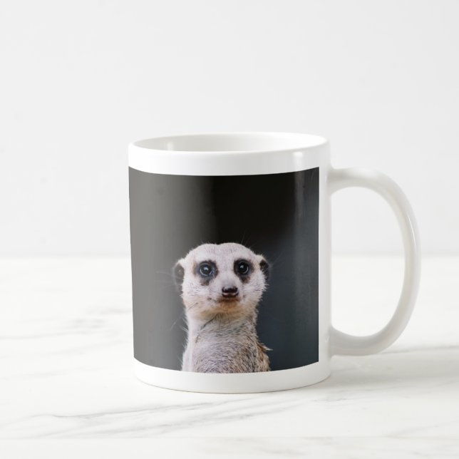 Sprechen Sie mit mir?  Meerkate Tasse (Rechts)