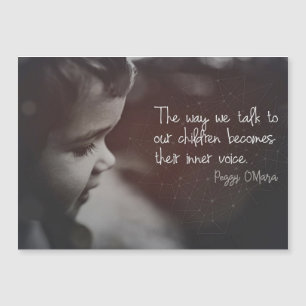 Sprechen Sie mit unseren Kindern Magnetkarte