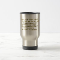 Sprechen Sie nicht Bedarfs-Kaffee