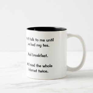 "Sprechen Sie nicht mit mir" Tasse