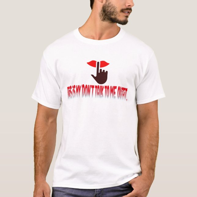 Sprechen Sie nicht T-Shirt (Vorderseite)
