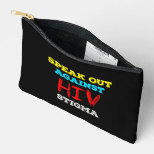 Sprechen Sie sich gegen HIV-Stigma aus - AIDS-Bewu Zubehörtasche