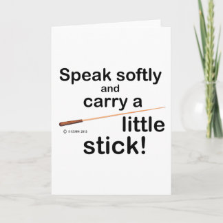 Sprechen Sie Softly Karte