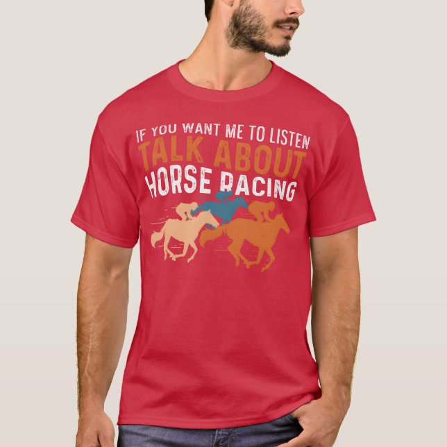Sprechen Sie über Pferdebesitzer T-Shirt (Vorderseite)