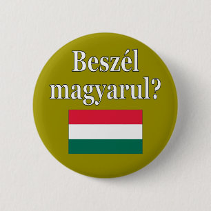 Sprechen Sie Ungarn? auf Ungarn. Flagge Button