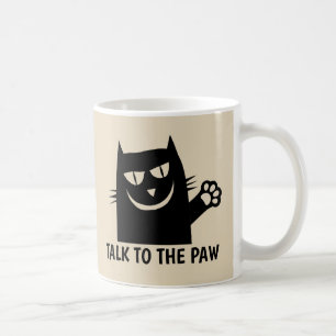 SPRECHEN SIE ZU DEN PAW CAT-Kaffeepauschalen Kaffeetasse