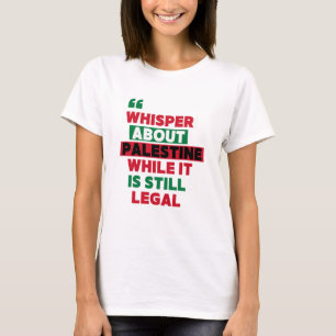 SPRECHEN ÜBER PALESTINE MERCH T-Shirt