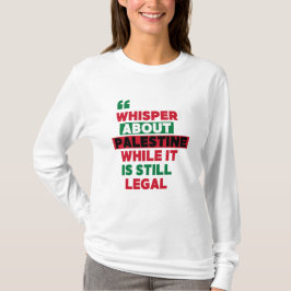 SPRECHEN ÜBER PALESTINE MERCH T-Shirt