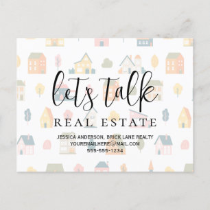 Sprechen wir über reales Marketing zur Förderung d Postkarte