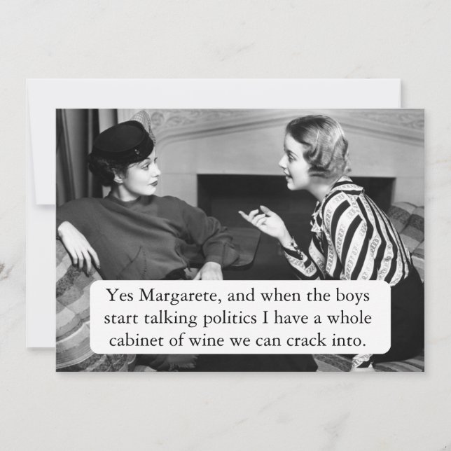 Sprechenpolitik-Einladungen Einladung (Vorderseite)