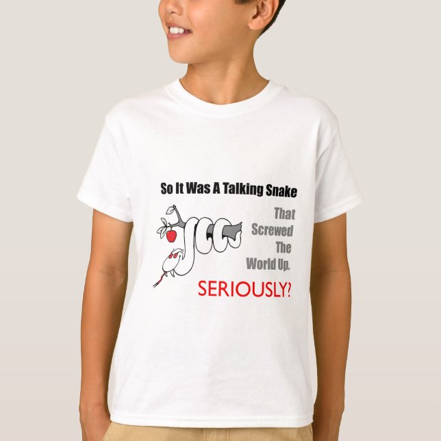 sprechenschlangen-T - Shirt (Vorderseite)