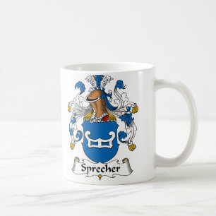 Sprecher Familienwappen Kaffeetasse