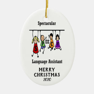 Sprecher Weihnachten Keramik Ornament
