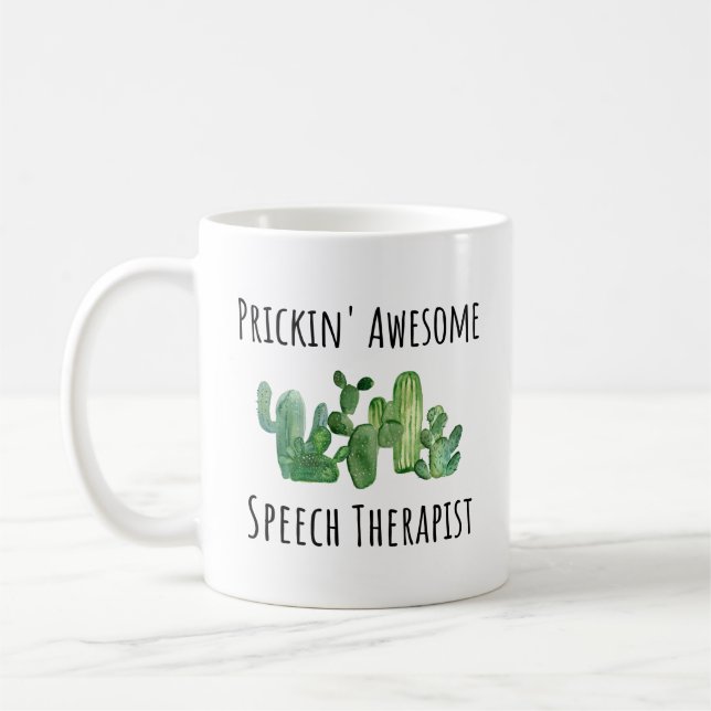 Sprechtherapeut Funny Gift Idea Kaffeetasse (Links)