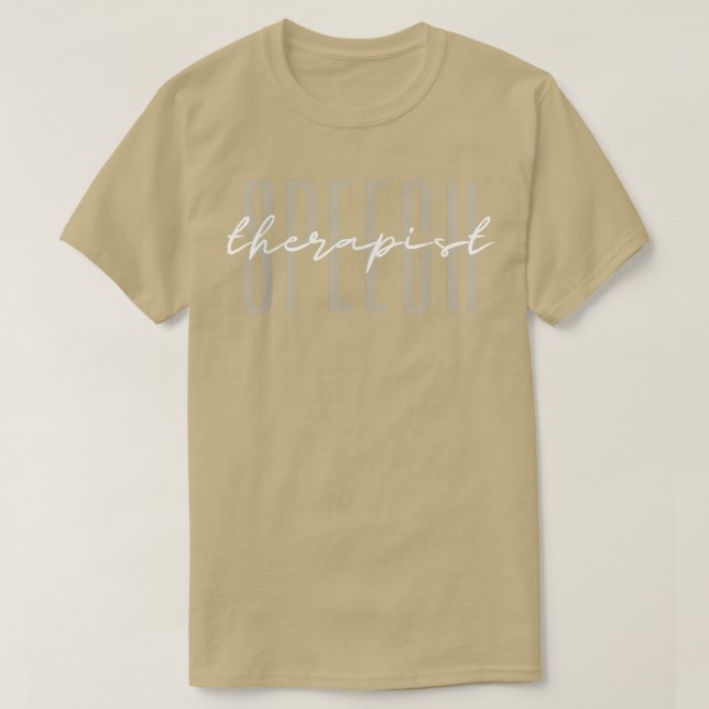Sprechtherapeut SLP Lehrer Speech Therapie T-Shirt (Design vorne)