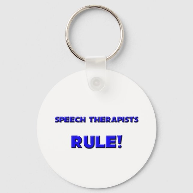 Sprechtherapeuten regulieren! schlüsselanhänger (Vorderseite)