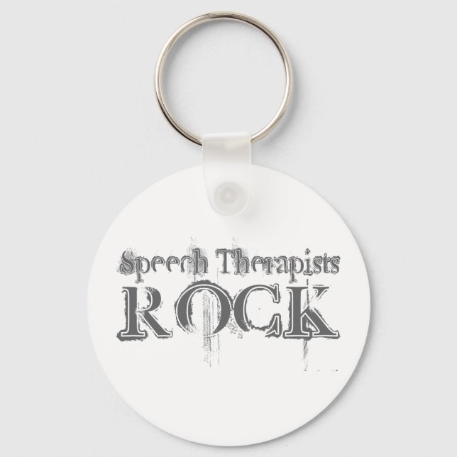 Sprechtherapeuten Rock Schlüsselanhänger (Vorderseite)