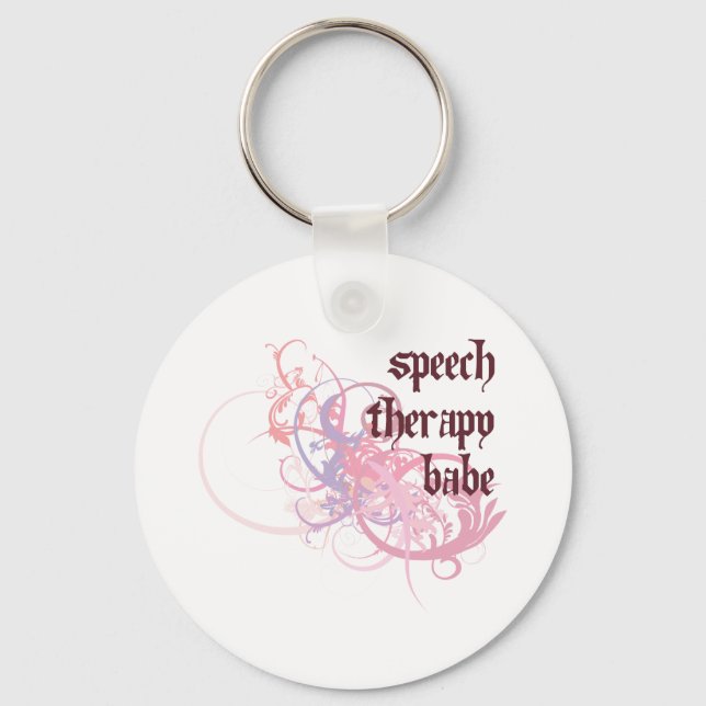 Sprechtherapie Babe Schlüsselanhänger (Vorderseite)