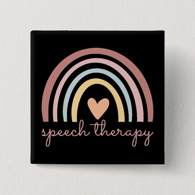 Sprechtherapie I Button (Vorderseite)