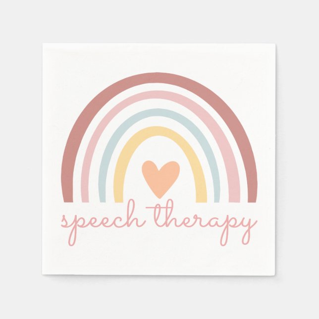 Sprechtherapie I Serviette (Vorderseite)