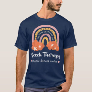 Sprechtherapie Jeder verdient einen Voice Rainbow T-Shirt