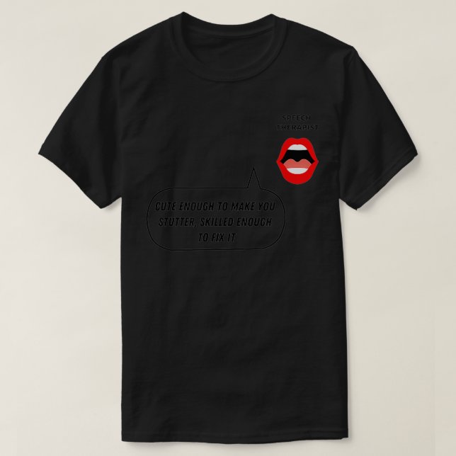 Sprechtherapie T-Shirt (Design vorne)