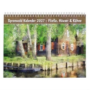 Spreewald-Kalender – Fließe, Häuser & Kähne Kalender