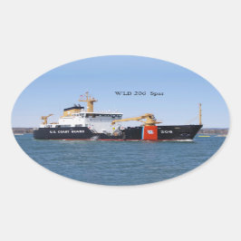 Spreizaufkleber Ovaler Aufkleber