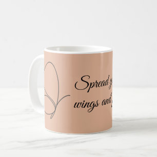 Spreizen Sie Ihre Flügel und Fliegen - Schmetterli Kaffeetasse