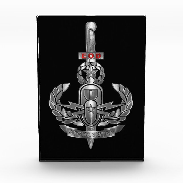 Sprengkörper-Entsorgung Afghanistan Veteran Fotoblock (Vorderseite)