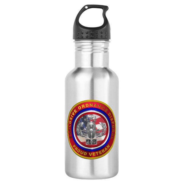 Sprengkörper-Entsorgung (EOD) Edelstahlflasche (Vorderseite)