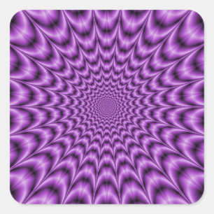 Sprengstoff-Netz in Lila Aufkleber