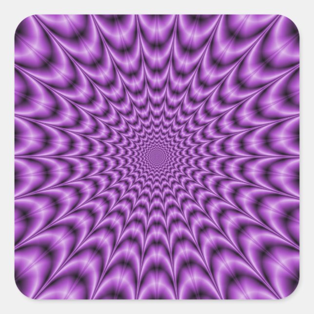 Sprengstoff-Netz in Lila Aufkleber (Vorderseite)